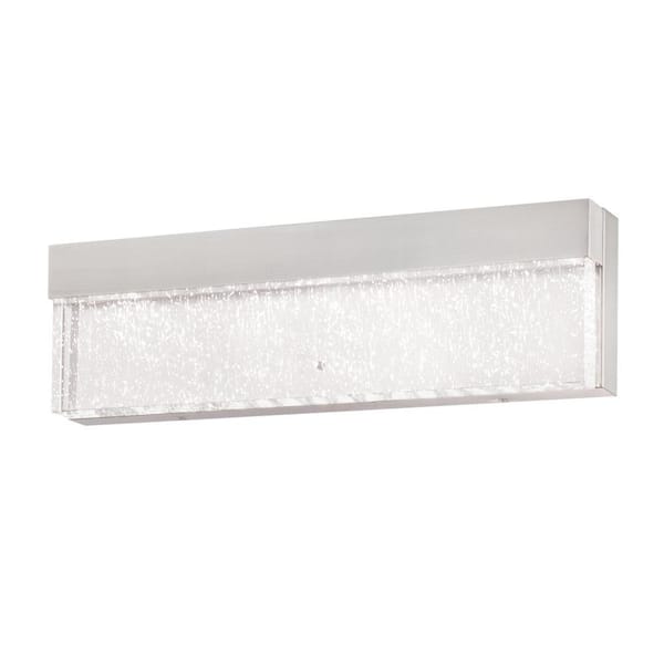 Westinghouse Cava II 20-Watt Brushed Nickel Integrated LED Wall Mount Sconce