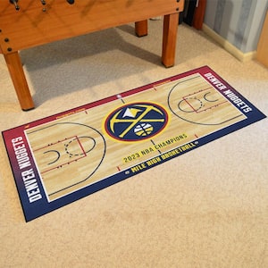 Denver Nuggets 2023 NBA Finals Champions Large Court Runner Rug - 30in. x 54in.