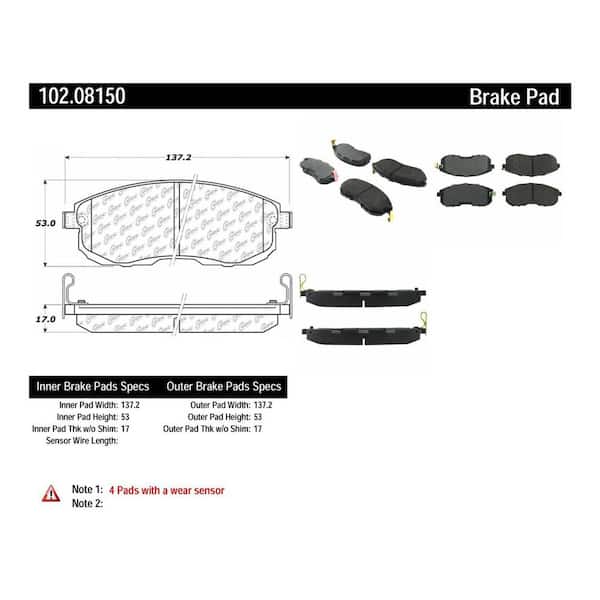 Centric Parts Disc Brake Pad Set