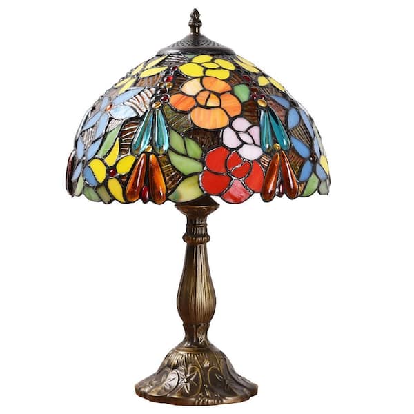 Dale Tiffany 26 in. Aldridge Antique Gold Bronze Finish Table Lamp