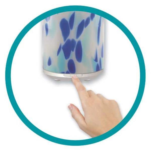 SPA325CA Ultrasonic Cool Mist Glass Aromatherapy Essential Oil Diffuser