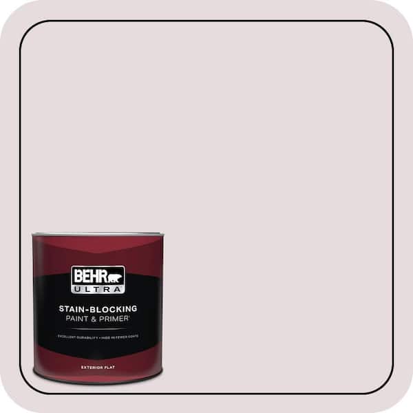 BEHR ULTRA 1 Qt. #100E-1 Coquette Flat Exterior Paint & Primer