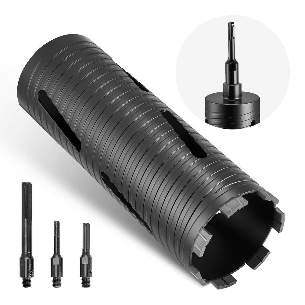 Core Drill Bit, 3-1/2 in. Dia, 9-1/2 in. Drilling Depth, 5/8-11 Internal Thread, Diamond Dry Coring Bit price history on PriceWatchPro
