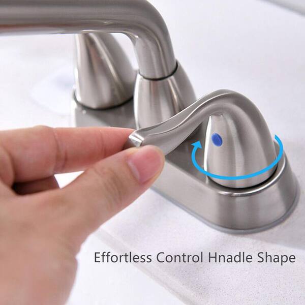 Aolemi Utility Laundry Sink Faucet,4 Inch Centerest Laundry Faucets For Utility Sink Laundry Utility Room Sink Faucet With Swi