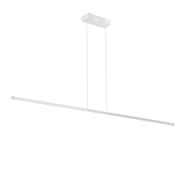 Dainolite Array 1 Light Matte White Statement Integrated LED Pendant Light