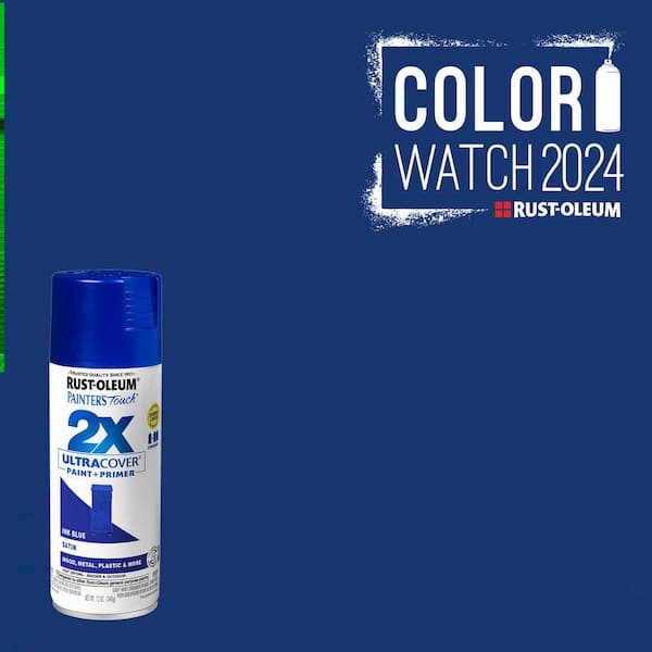 Rust-Oleum Painter's Touch 2X 12 oz. Satin Ink Blue General Purpose Spray Paint (6-Pack)