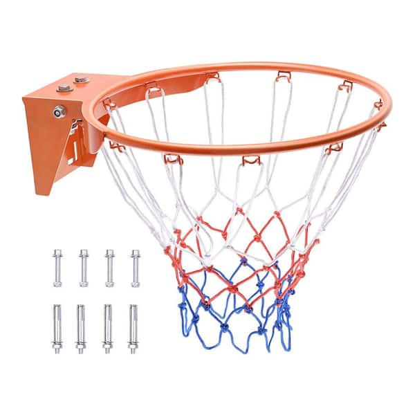 VEVOR Basketball Rim Q235 Basketball Flex Rim Goal Replacement Standard ...