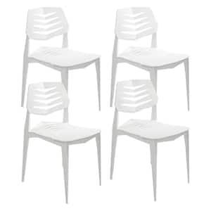 Matisse Polypropylene Dining Chair - White - 4-Pack