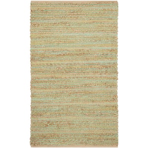Cape Cod Green 2 ft. x 3 ft. Striped Area Rug