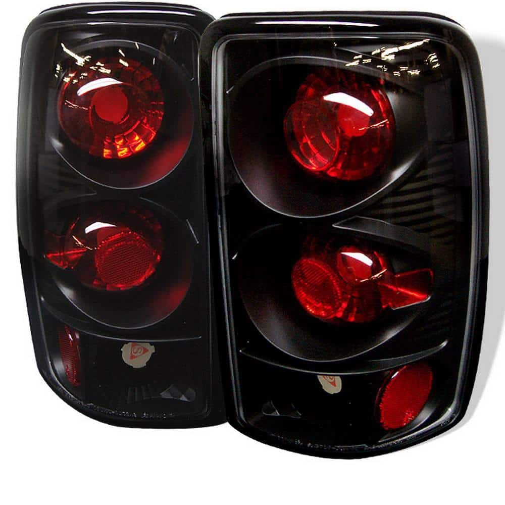 Spyder Auto Chevy Suburban/Tahoe 1500,2500 00-06/GMC Yukon/Yukon XL  00-06Euro Tail Lights -Blk 5001498 - The Home Depot