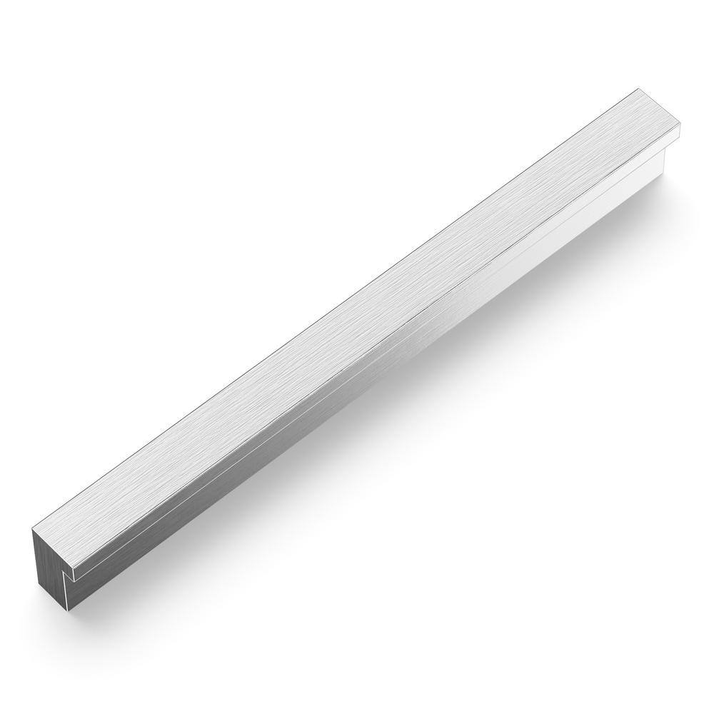 Brushed Nickel Modern Finger Cabinet Drawer Pulls