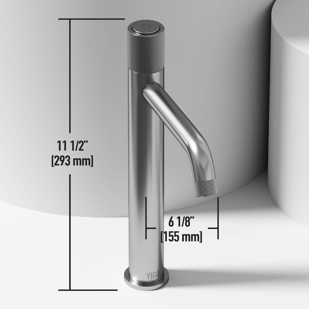 Apollo Brushed Nickel Single Handle Bathroom Faucet