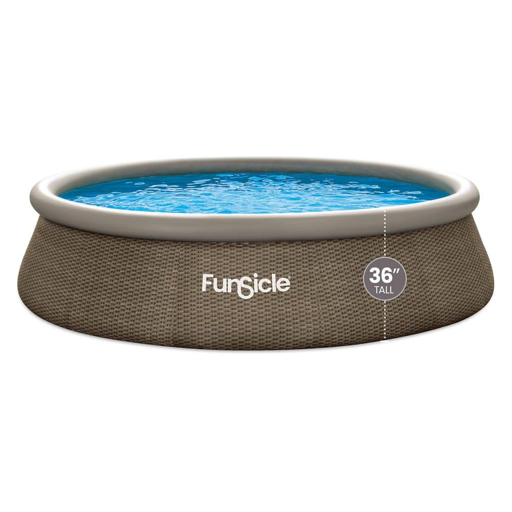 Funsicle Quick Set 14 ft. x 36 in. Round 36 in. Inflatable Above Ground ...