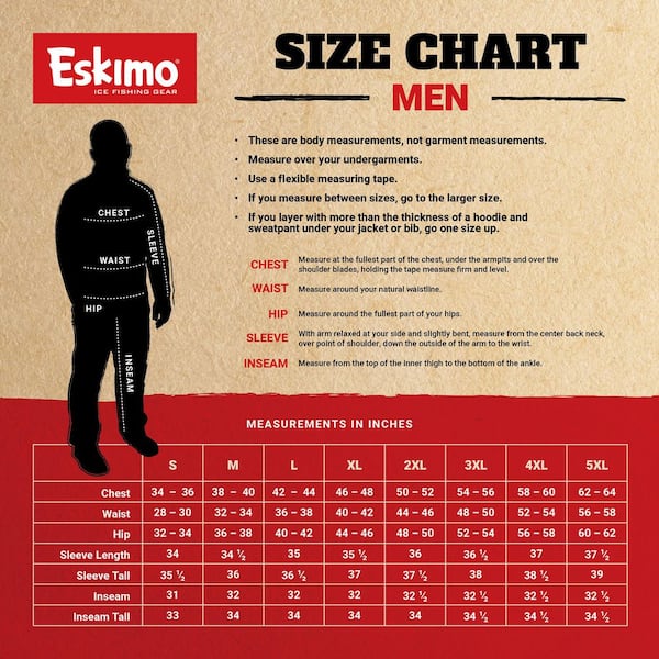 Eskimo North Shore Ice Fishing Vest, Men's, Black Ice, X-Large 4054801461 -  The Home Depot