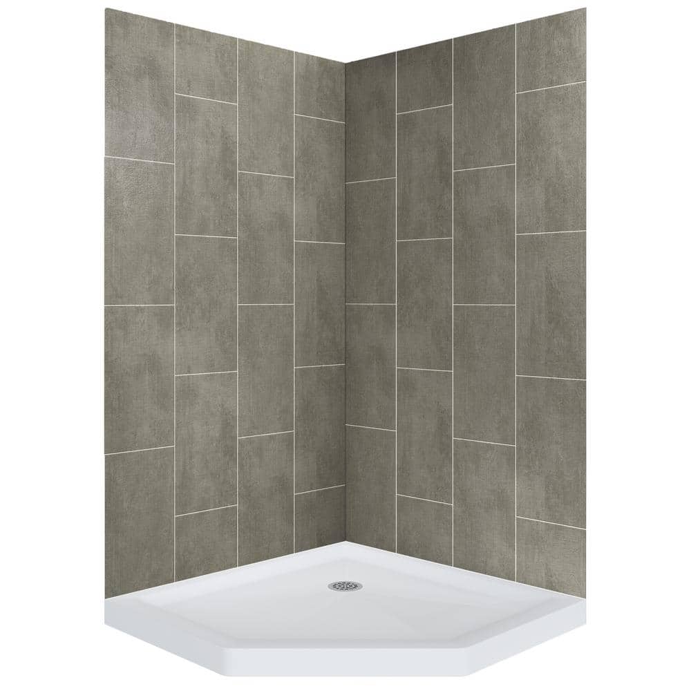 Stalling Angle CRAFT + MAIN JETCOAT 38 in. L 38 in. W 78 in. H 3 Piece Neo Angle ...