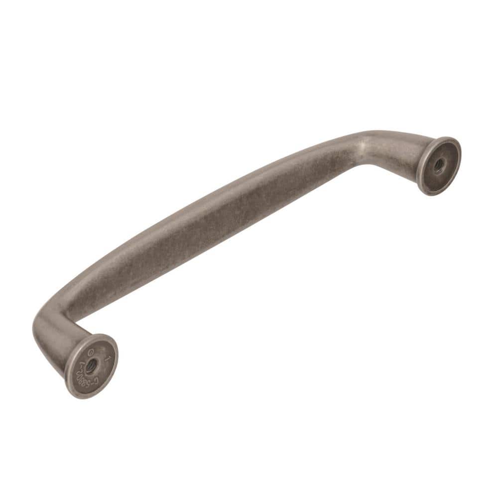 Weathered Nickel 5-1/16 Inch Bar Pull with Mounting Hardware