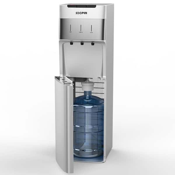 White Bottom Loading 3 Gal. or 5 Gal. Water Cooler Dispenser with 3 Temperature Settings