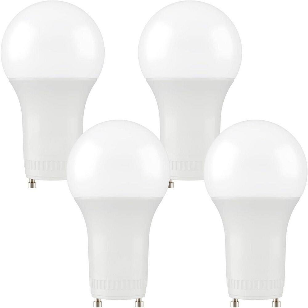 60-Watt Equivalent A19, 9-Watt GU24 Bi-Pin Base LED Light Bulbs 2700K (4-Pack) price history on PriceWatchPro