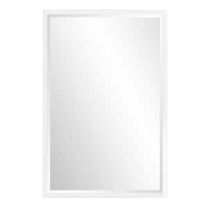 Medium Rectangle Clear Beveled Glass Casual Mirror (35 in. H x 23 in. W)