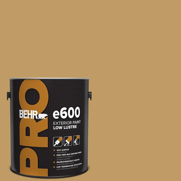 BEHR PRO 1 gal. #340F-6 Mojave Gold Low Luster Exterior Paint