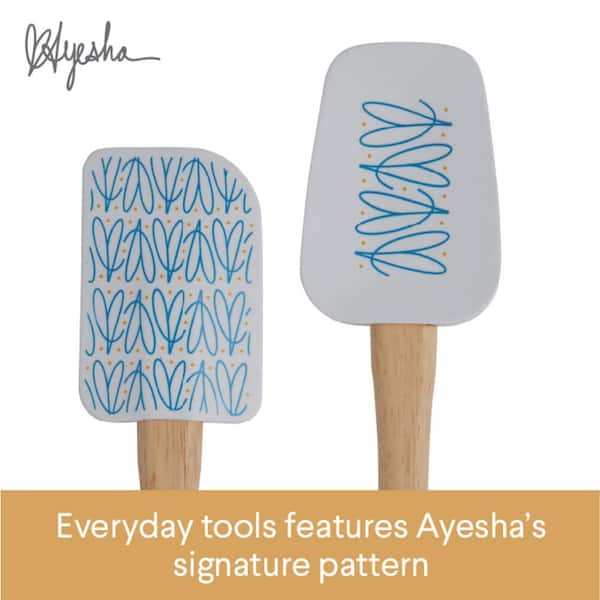 Ayesha Curry 47667 Tools & Gadgets Silicone Handle Sleeve Set Matte Silver