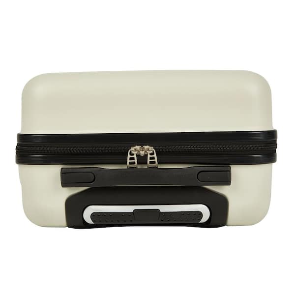 Travelers Club Richmond Spinner Luggage, Bone, Carry-On 20-inch