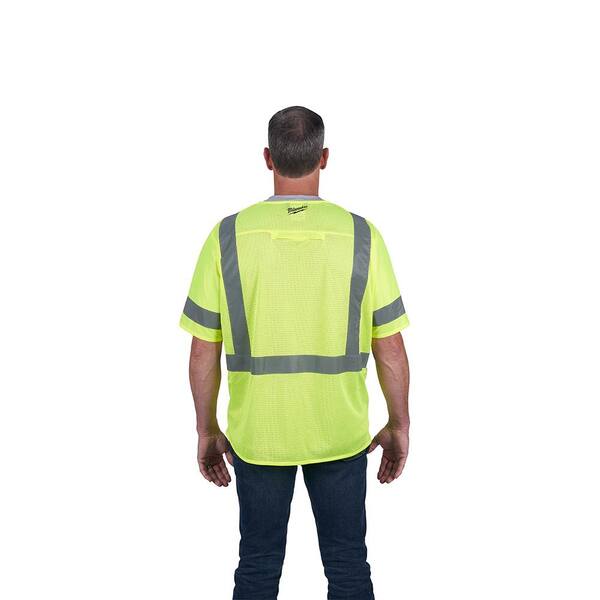 Milwaukee Premium High Visibility Yellow Safety Vest  Premium_High_Visibility_Yellow_Vest