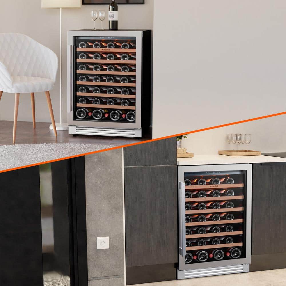 Ca'Lefort 24" Stainless Steel Wine Cooler with Glass Door