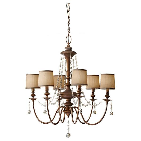 Generation Lighting Clarissa 6-Light Firenze Gold Chandelier