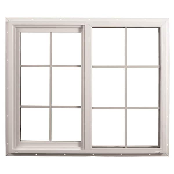 Kirkegård Udlænding smog Reviews for Ply Gem 47.5 in. x 47.5 in. Classic Series White Vinyl  Left-Hand Sliding Window with Grilles and HPSC Glass, Screen Included | Pg  1 - The Home Depot