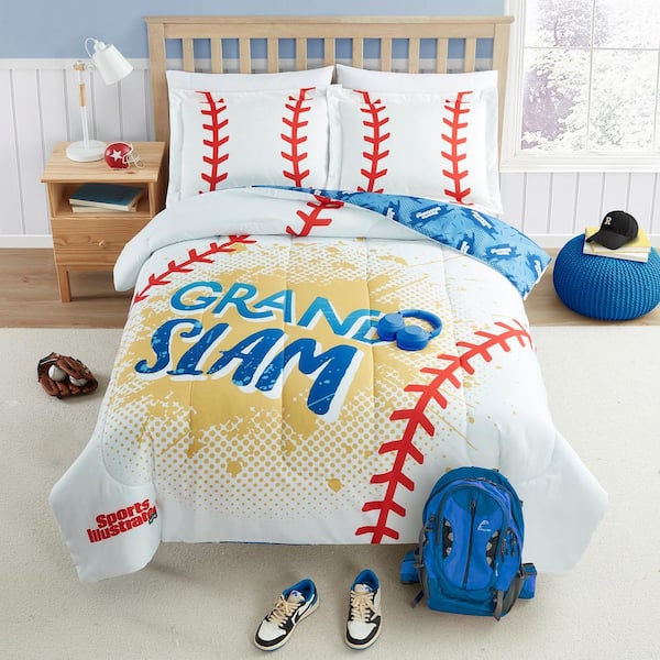 Sports Illustrated SI Baseball Engineered Bedding Set- Twin/Full
