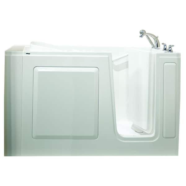 Safety Tubs Value Series 51 in. x 31 in. Walk-In Air Bath Tub in White