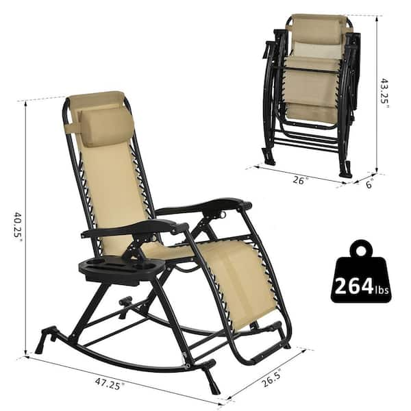 Zero gravity rocking lounger hot sale