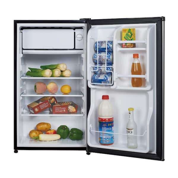 Magic Chef MCBR350S2 3.5 Cubic Feet Compact Mini Refrigerator & Freezer,  Silver, 1 Piece - Fry's Food Stores