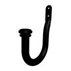 Mix And Match Matte Black Steel Hook Curtain Holdback (Set of 2)