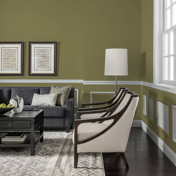 Glidden 8 oz. PPG1113-6 Green Briar Satin Interior Paint Sample