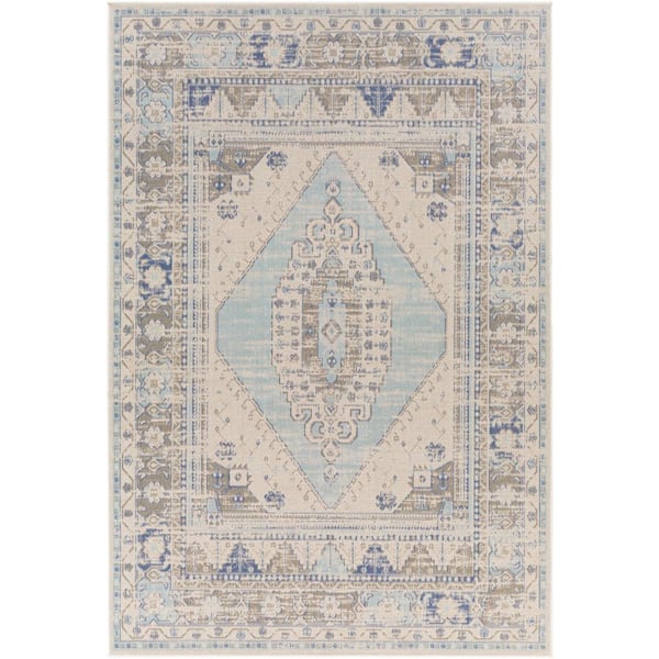 Artistic Weavers Beecher Gray 8 ft. x 10 ft. Traditional Indoor Area Rug