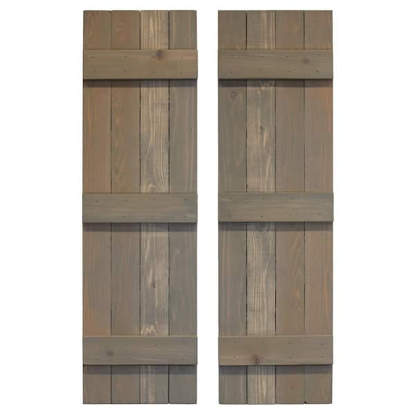 Dogberry Collections 14 in. x 48 in. Board and Batten Traditional