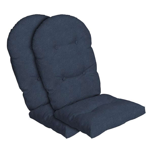 ARDEN 20 in. x 48 in. Outdoor Adirondack Chair Cushion in Ocean Blue (2-Pack)