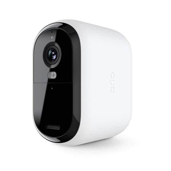 Arlo Essential Wireless Outdoor Home Security Camera XL 2K (2nd Gen) with Color Night Vision, 4X Longer Battery Life - White