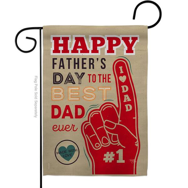 father's day garden flag