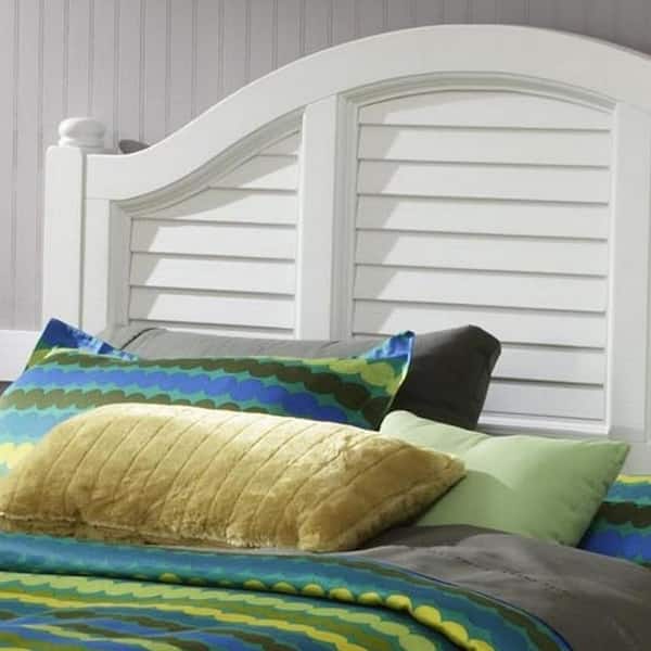 Bermuda Brushed White King Headboard