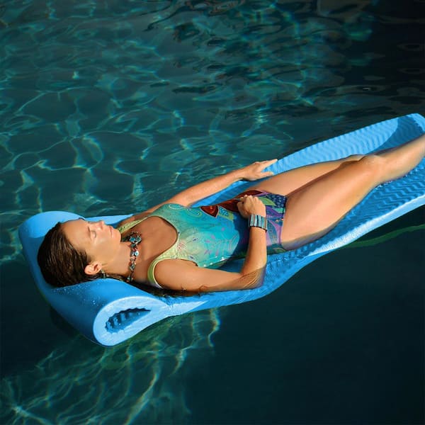 Texas Recreation Ultimate Foam Mattress Marina Blue Pool Float