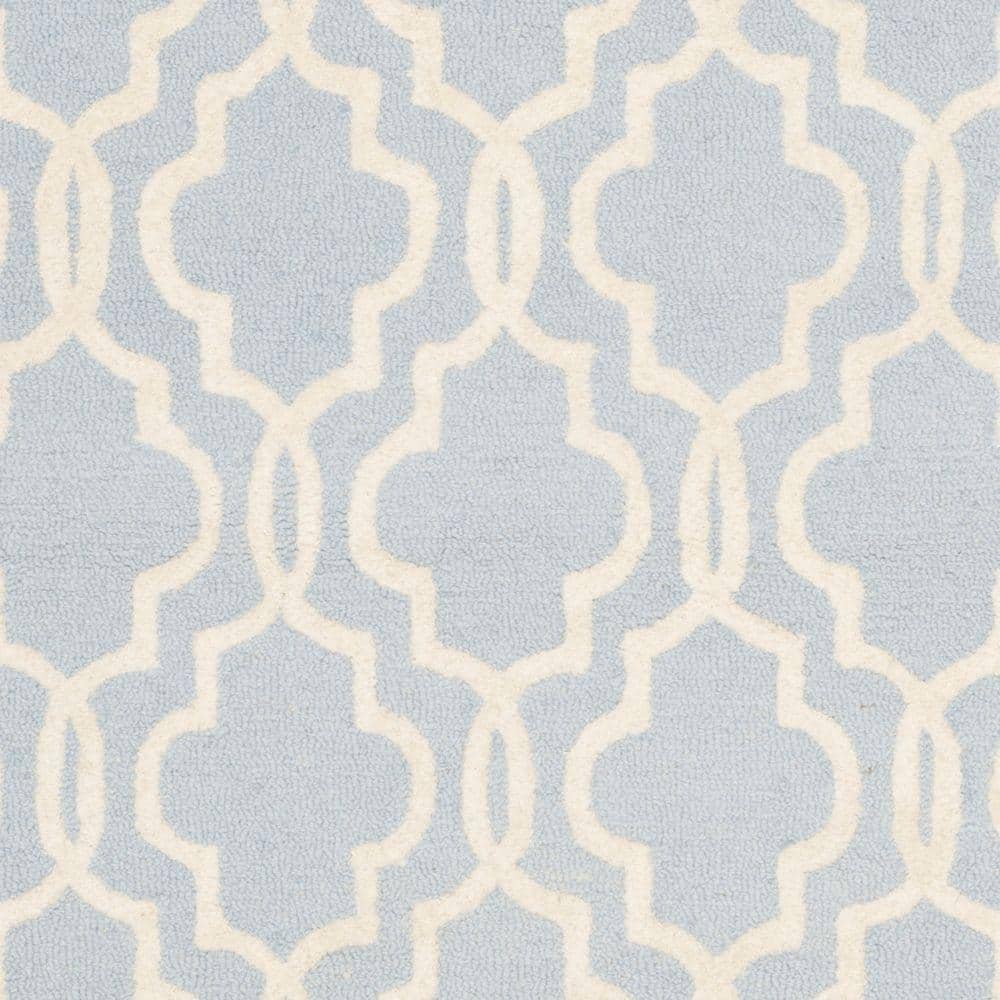 Ivory Hand-Tufted Wool 8' x 10' Rectangular Rug