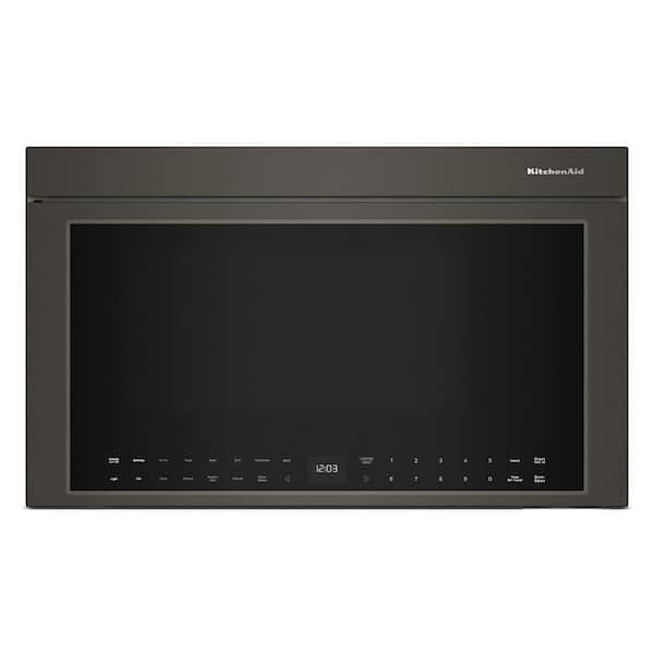 1.1 cu. ft. Black Ore Electric 1800 watts Over-the-Range Microwave Oven 400 Exhaust CFM with Infrared Sensor Modes