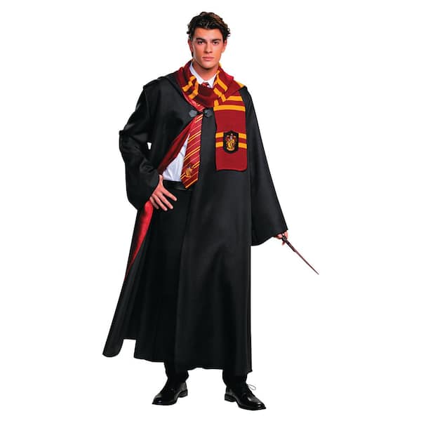 Adults Deluxe Harry Potter Gryffindor Robe - Large 50 in.-52 in.+ - Adult Halloween Costume