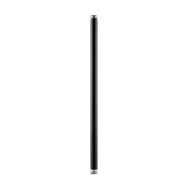 18 in. Textured Black Outdoor Landscape Fixture Mounting Stem (1-Pack)