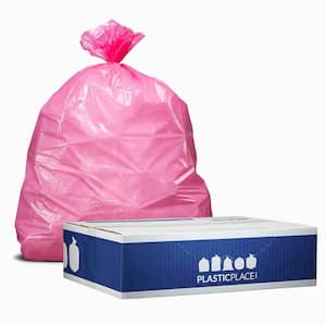 32-33 Gal. Pink Trash Bags (Case of 100)