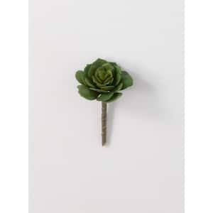 Artificial 5.5 in. Green Succulent Pick