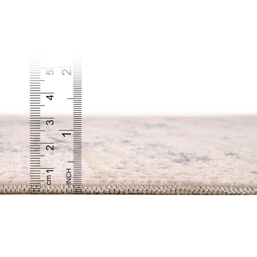 Reversible Easy-Care Blue Spot 9' x 12' Area Rug